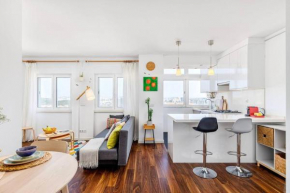 Cozy Bright Space with Landscape and Air conditioner